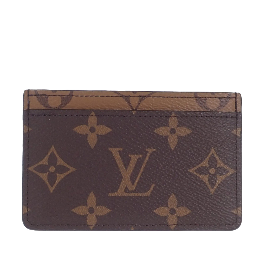 Pre-Loved Louis Vuitton Monogram Reverse Card Holder